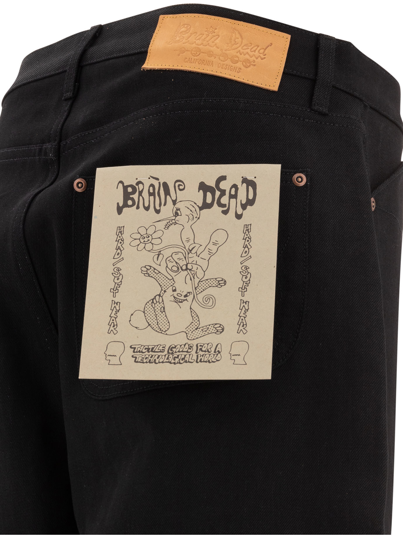 BRAIN DEAD Black   Jeans